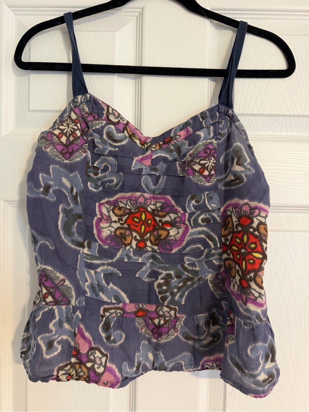 American Eagle Vintage Cropped Floral Tank
